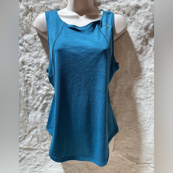 GYMSHARK SPEED TANK Women’s Turquoise Size large - Picture 14 of 17